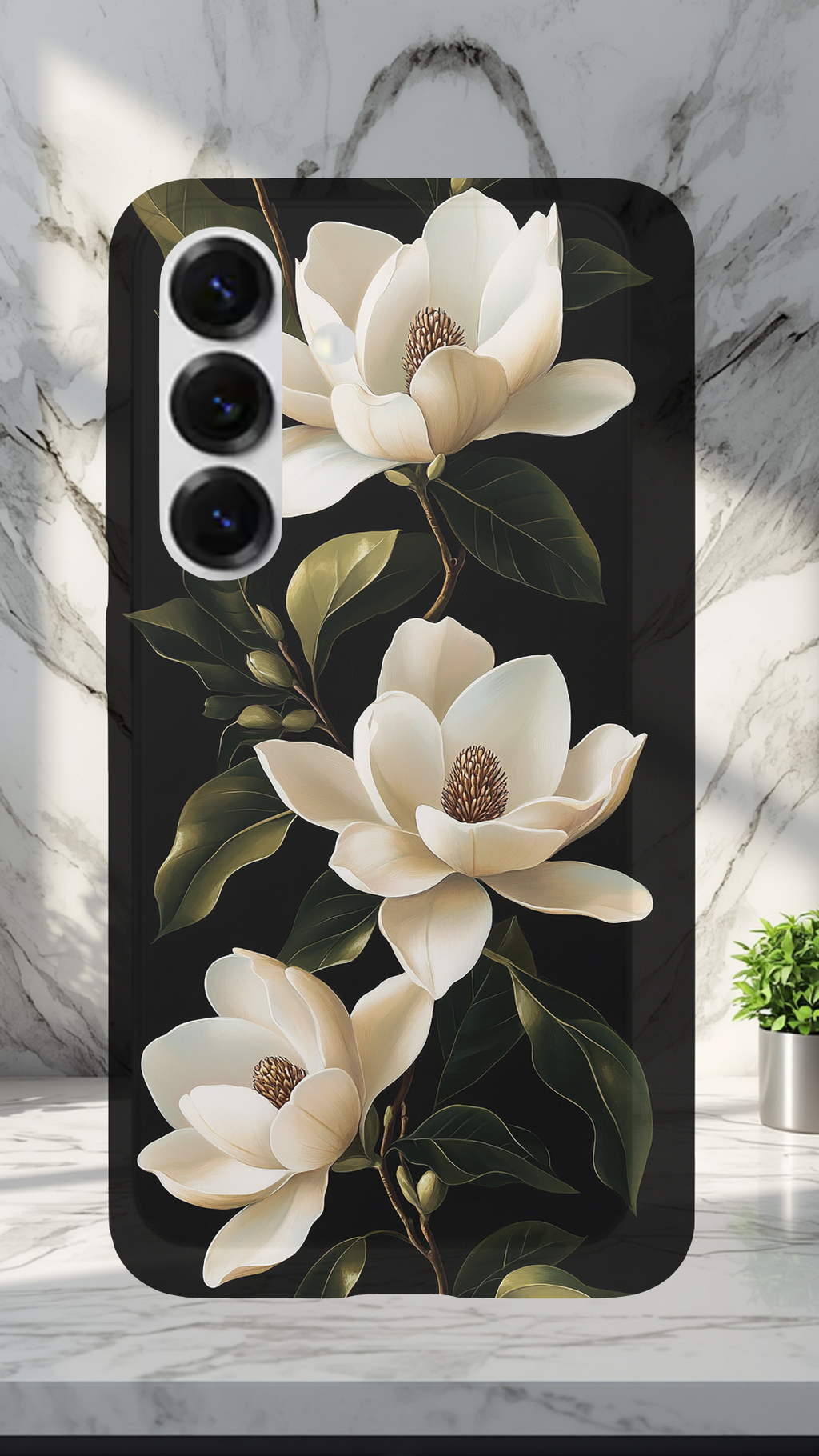 Personalized Spring Garden Samsung Galaxy Case with Custom Name