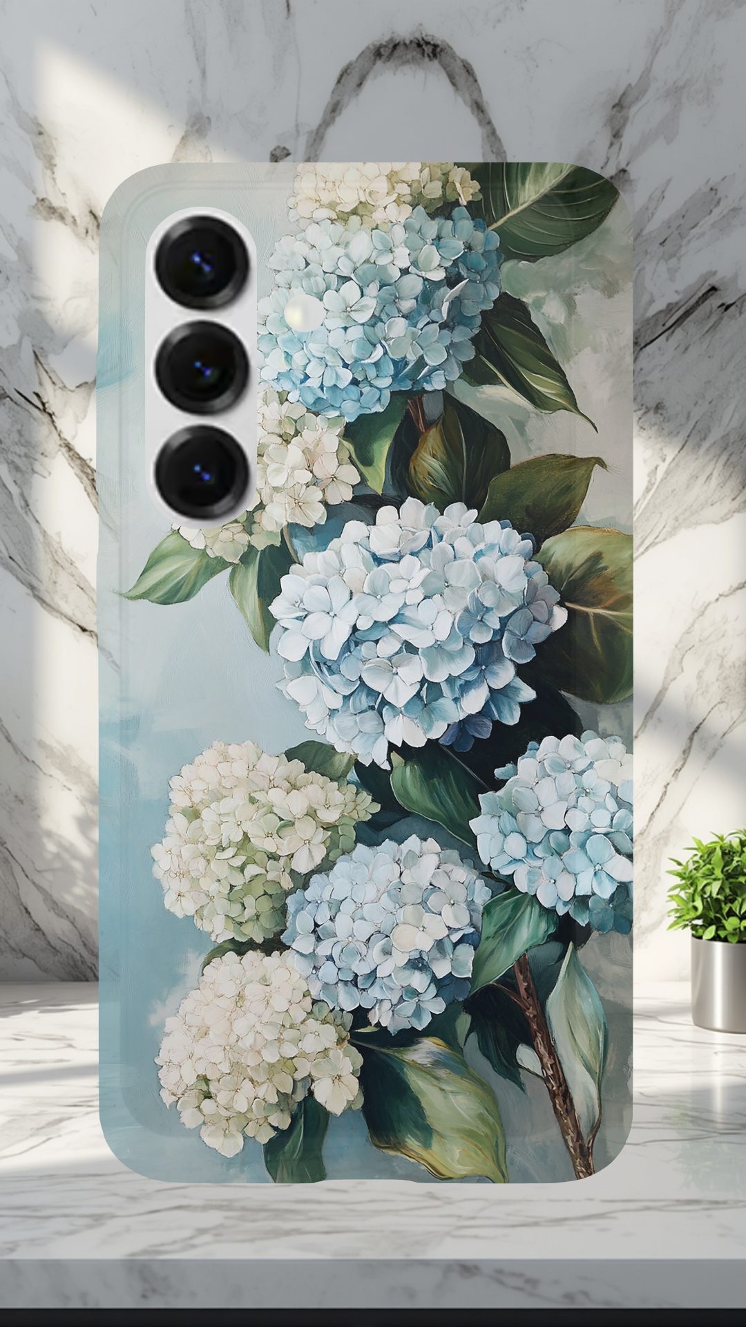 Personalized Cottage Blossom Samsung Galaxy Case with Custom Name