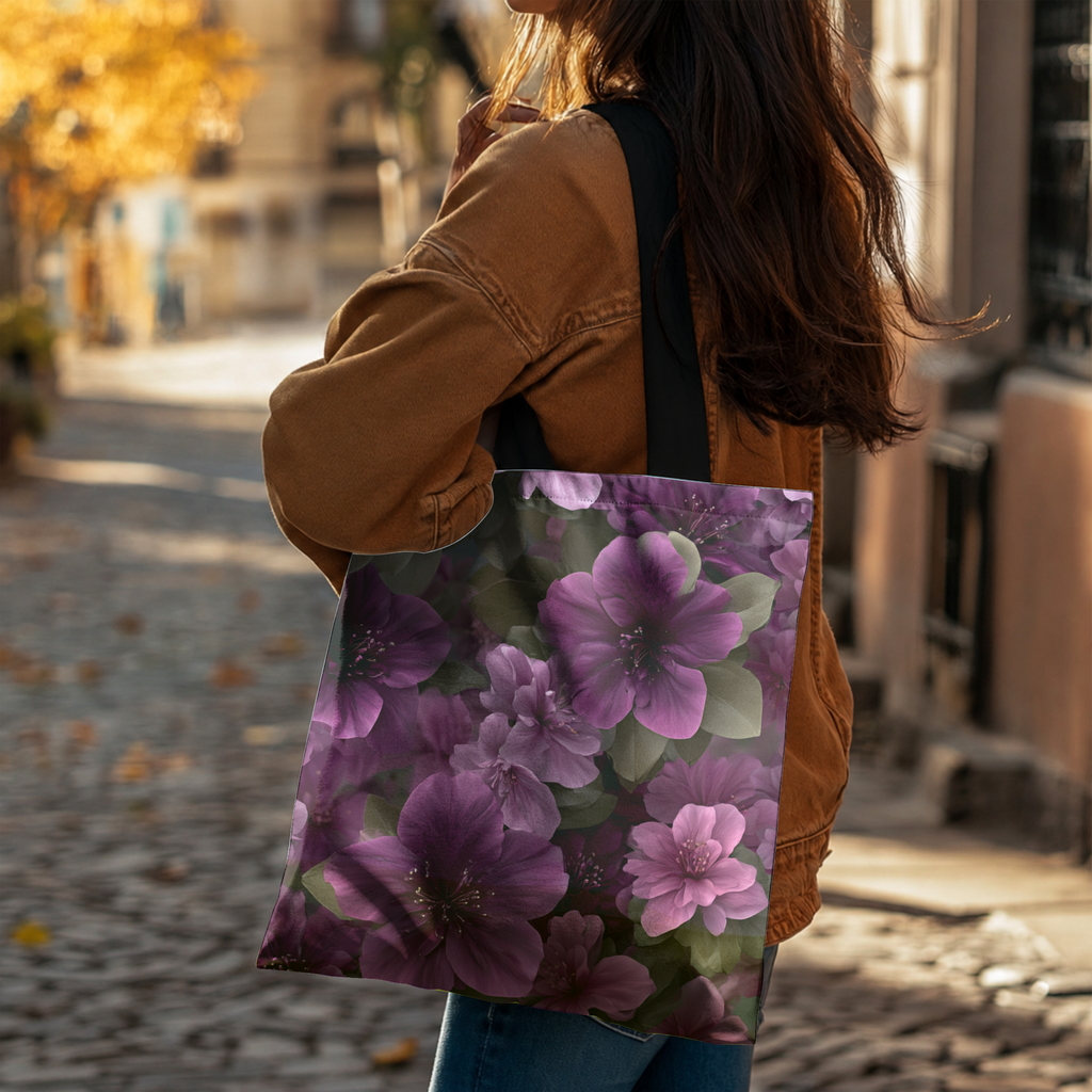 Personalized Garden Tote Bag with Custom Name for Shopping, Travel & Daily Carry