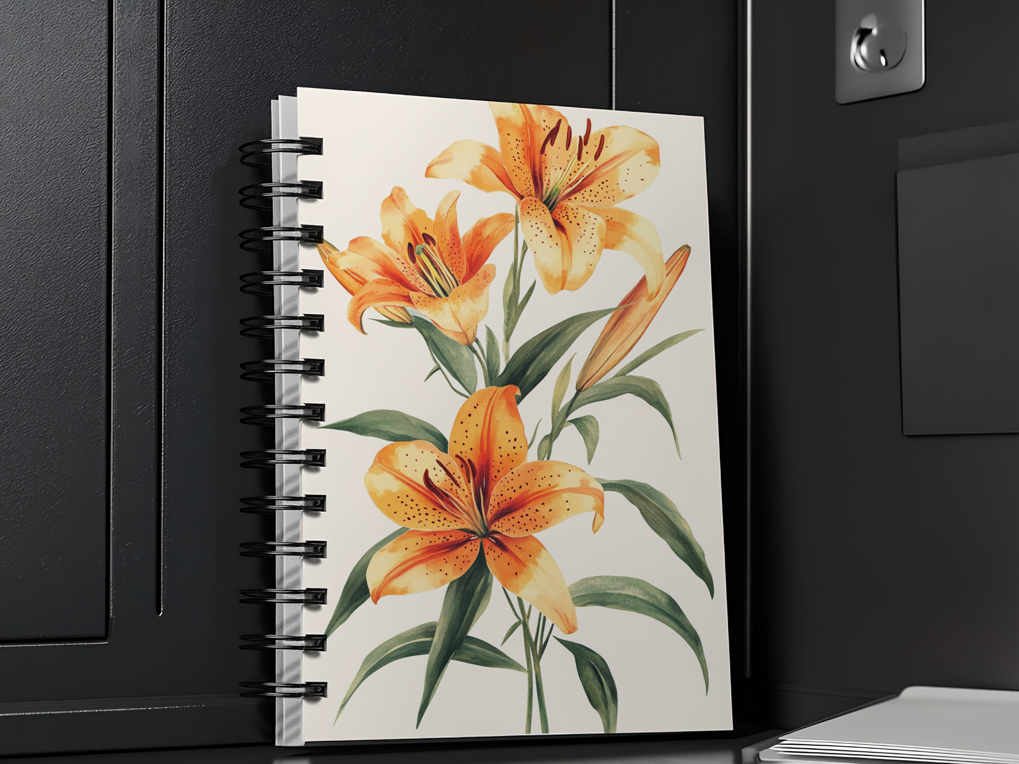 Personalized Floral Spiral Notebook for Enchanted Bloom Collections