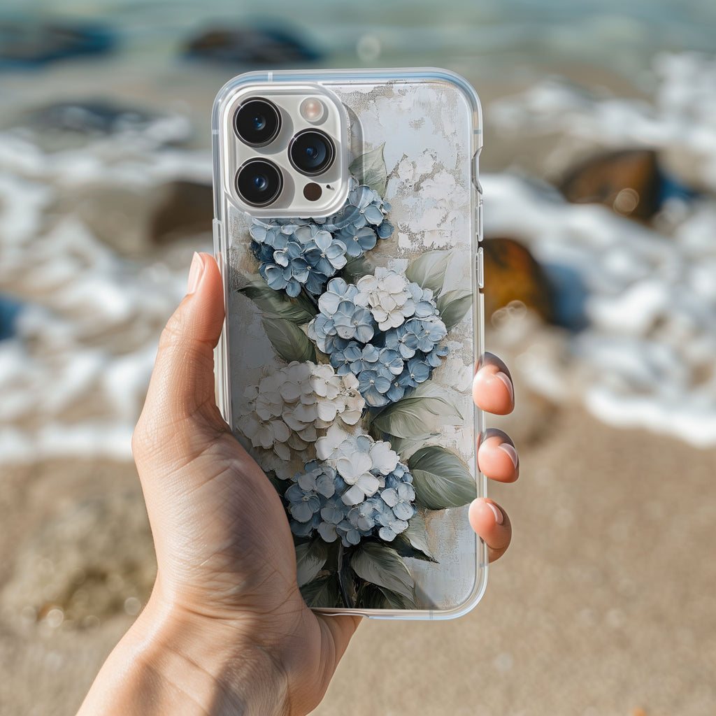Custom Botanical iPhone Case with Personalized Name & Floral Protective Cover