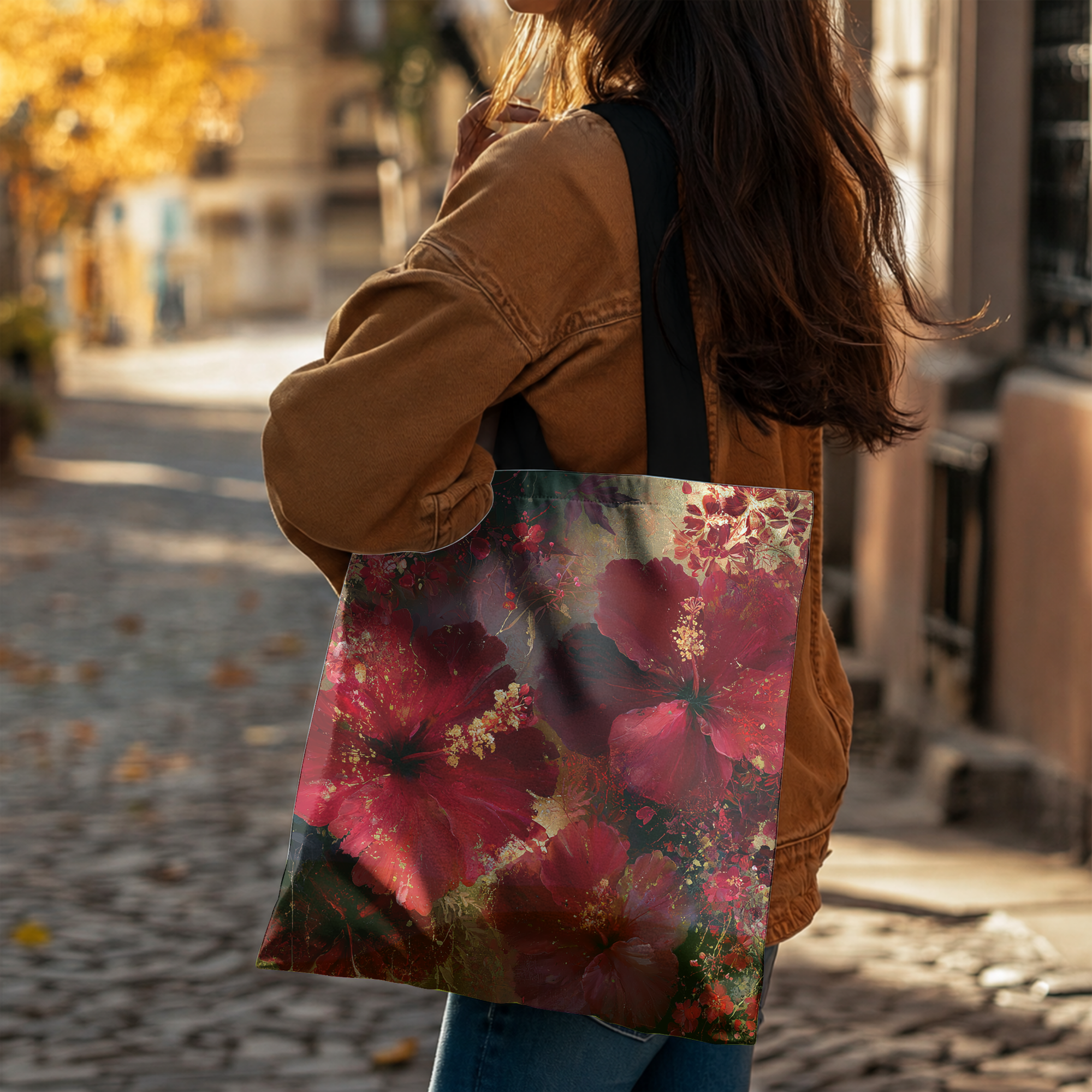 Custom Garden Tote Bag with Personalized Name for Shopping, Travel & Everyday Carry
