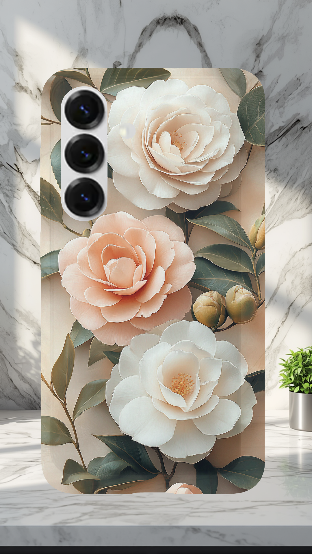 Personalized Garden Melody Samsung Galaxy Case with Custom Name