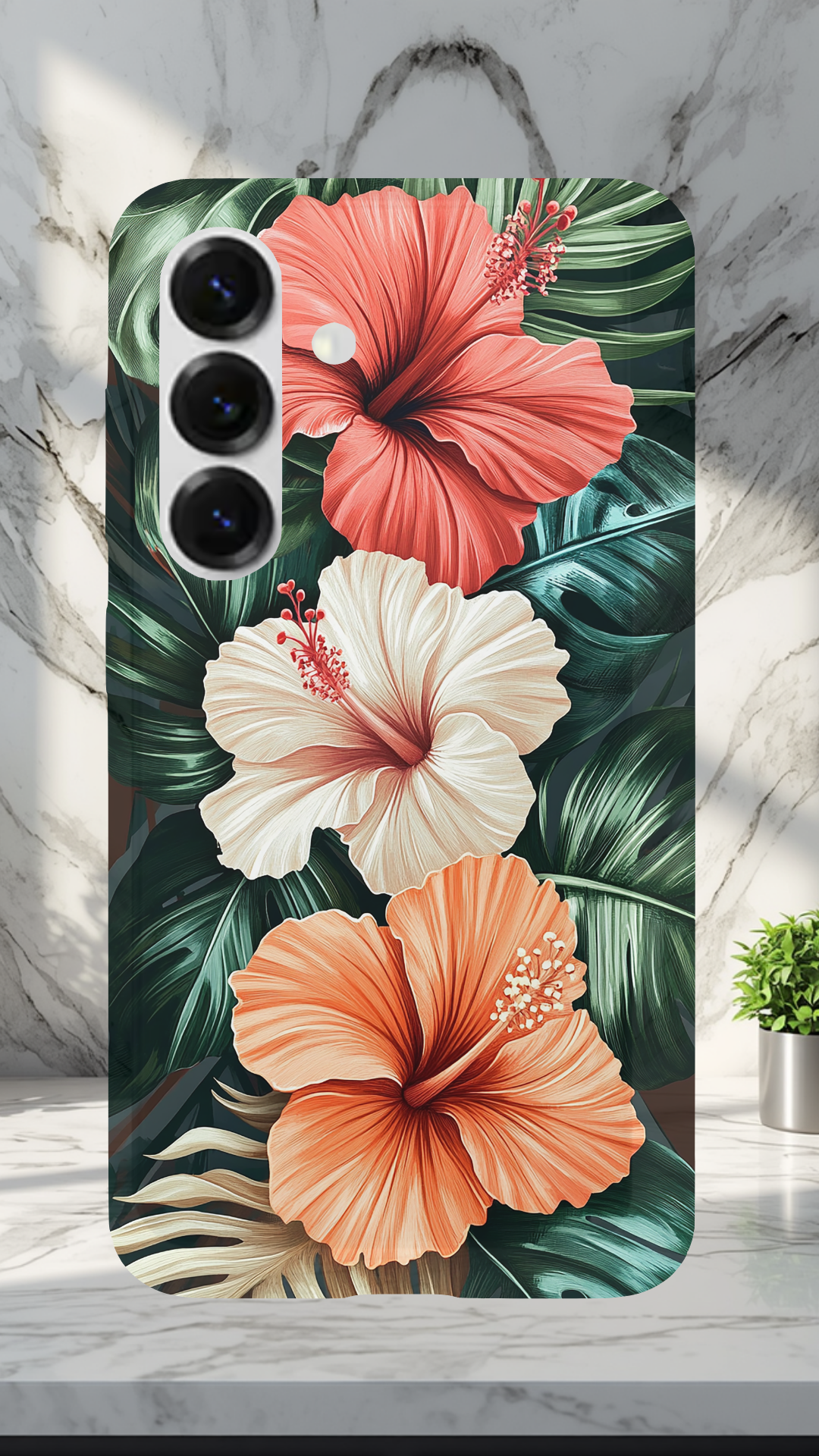 Personalized Floral Treasure Samsung Galaxy Case with Custom Name