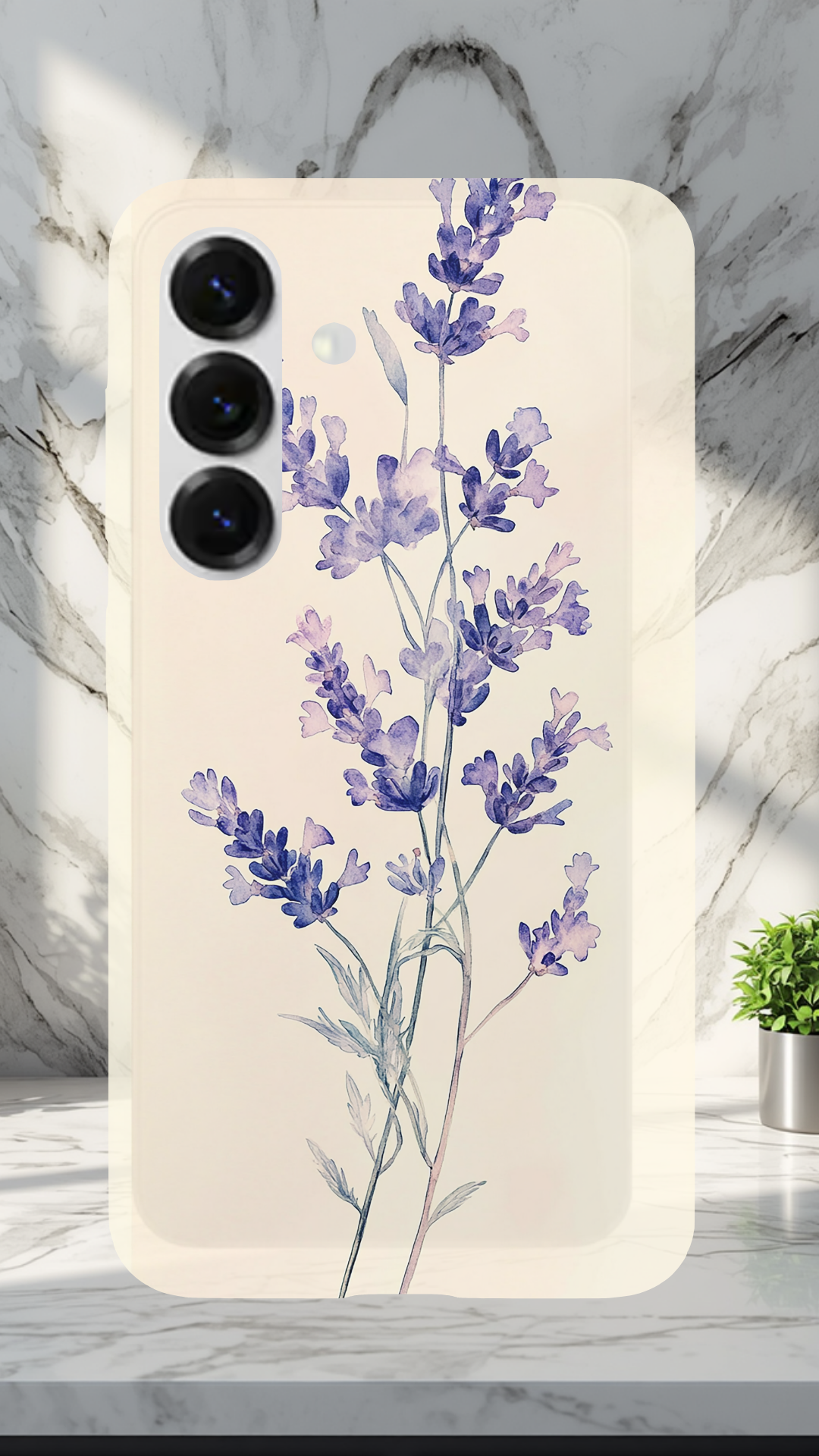 Personalized Blooming Retreat Samsung Galaxy Case with Custom Name
