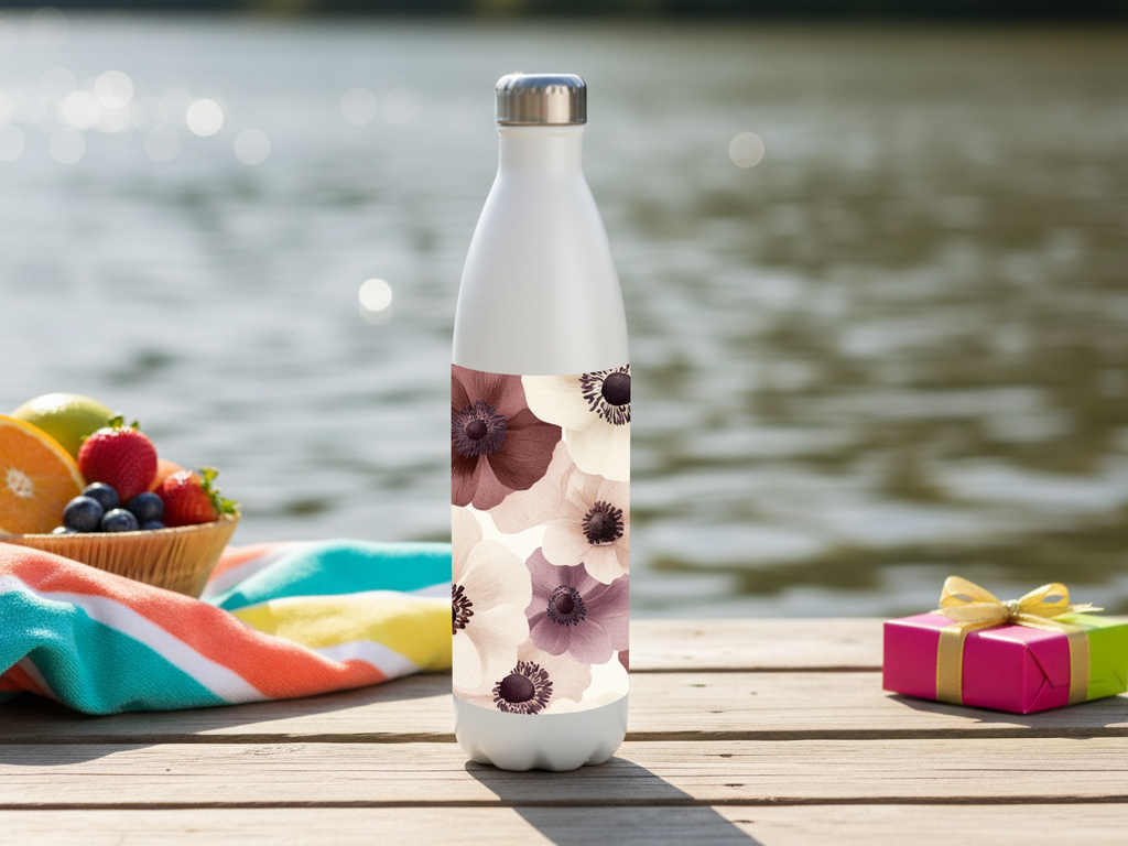 Anemone Meadow Custom Name Hydration Bottle