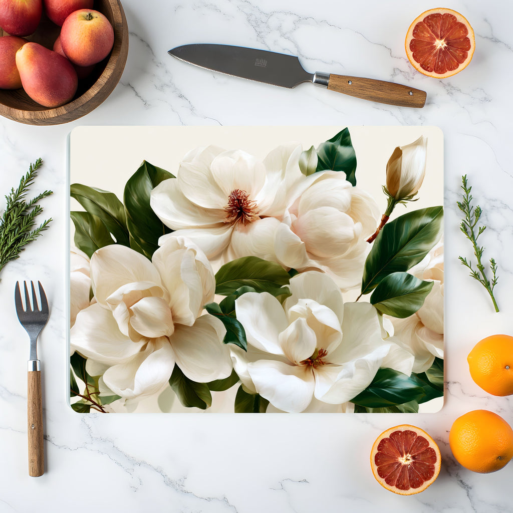 Magnolia Petal Serving Showcase Customized for Refined Garden Home Décor