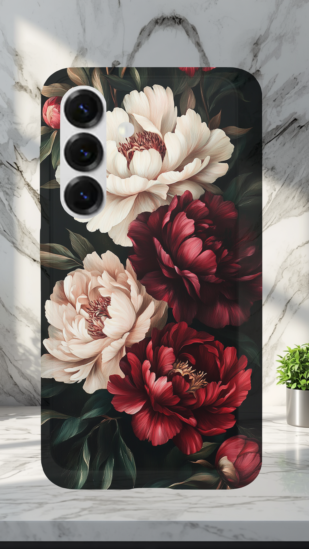 Personalized Blooming Essence Samsung Galaxy Case with Custom Name
