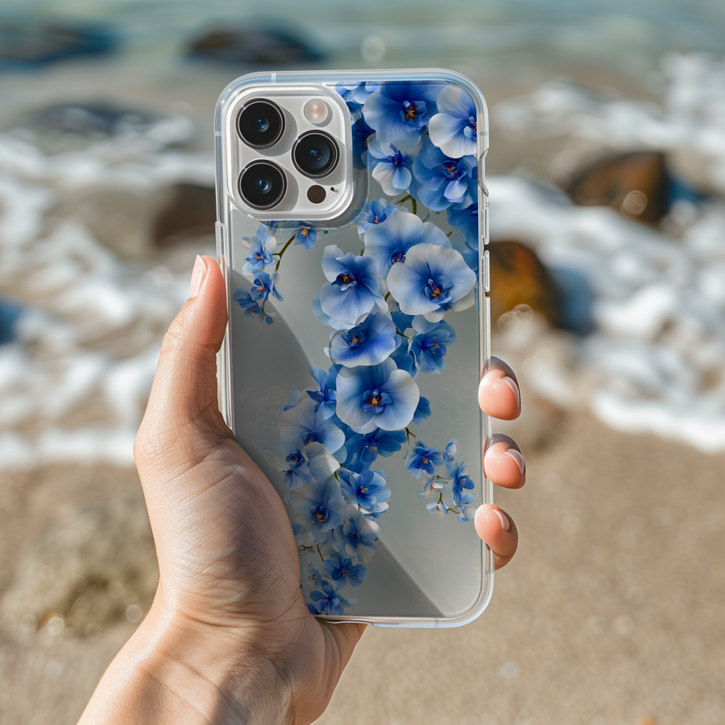 Personalized Floral Blossom iPhone Case with Custom Name