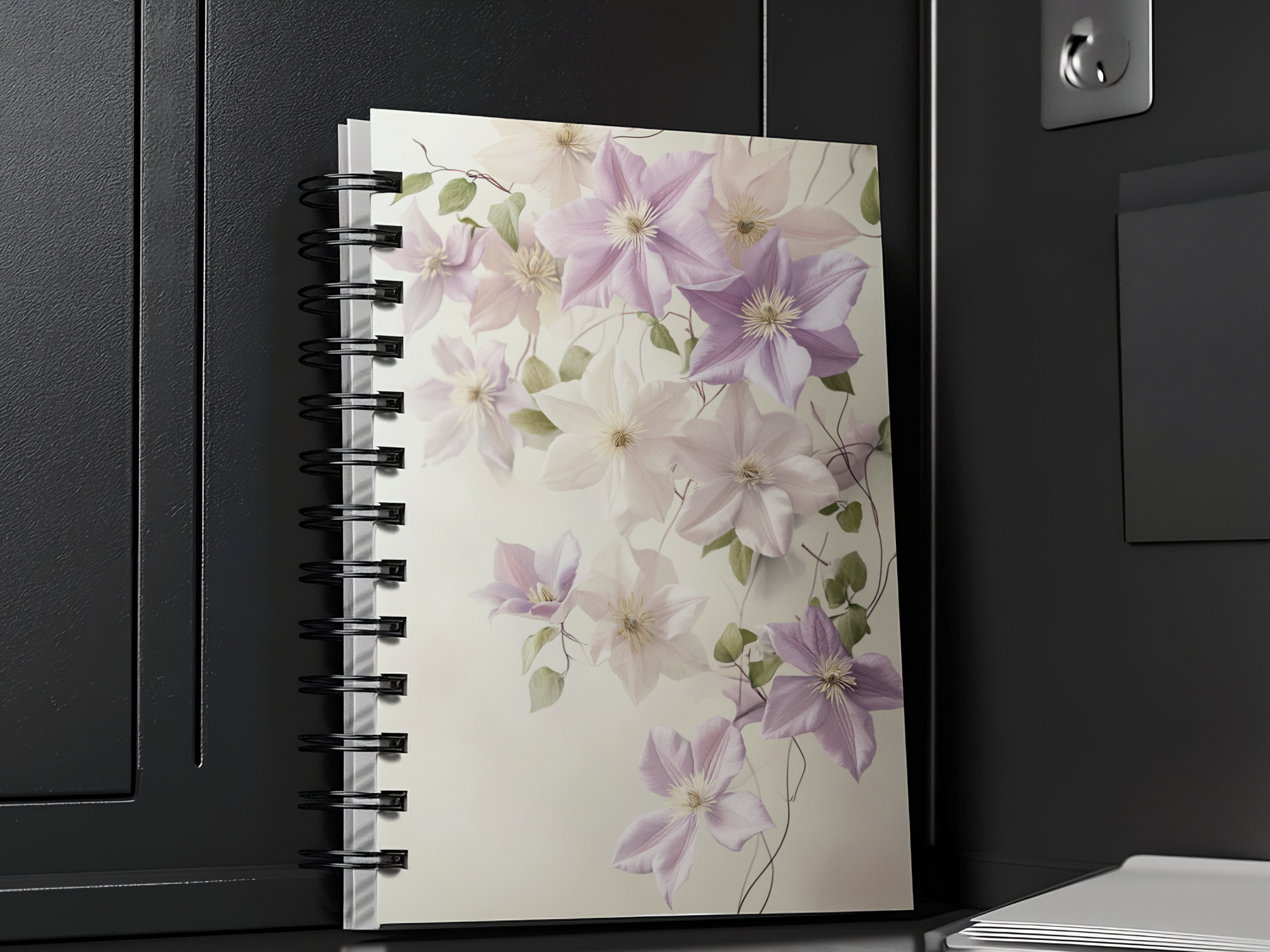 Clematis Spiral Notebook Personalized for Garden Trellis Inspirations