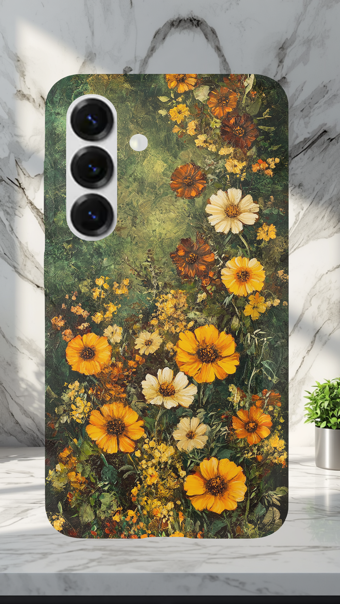 Personalized Petal Cottage Samsung Galaxy Case with Custom Name
