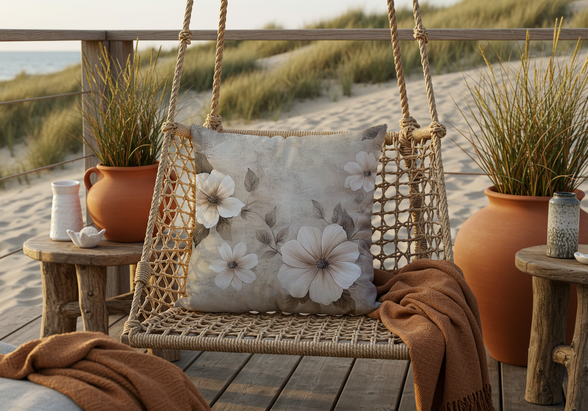 Personalized Cosmos Meadowlight Pillow with Custom Name