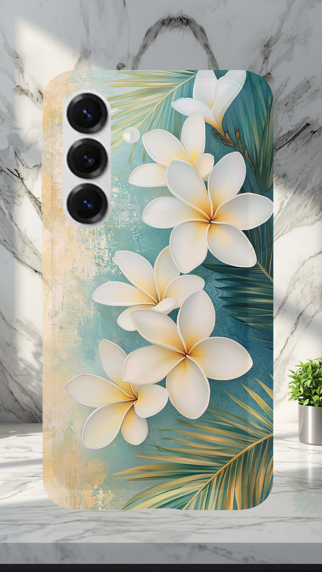Personalized Garden Elegance Samsung Galaxy Case with Custom Name