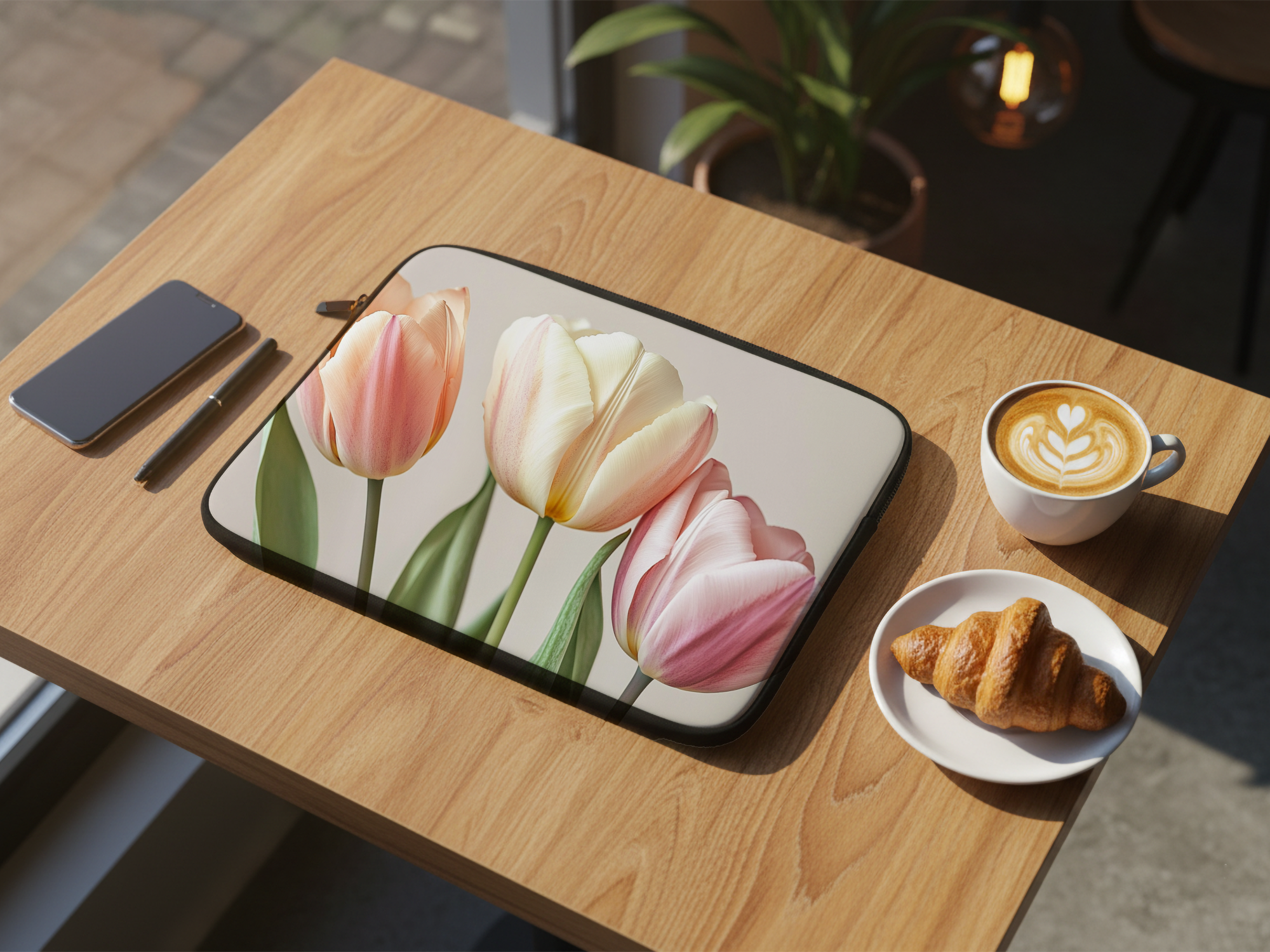 Personalized Tulip Workspace Bloomfolio with Custom Name