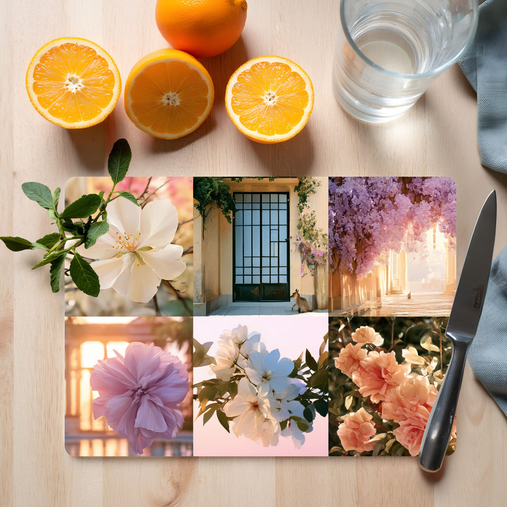 Garden Glass Cutting Board Personalized for Charming Kitchen Spaces