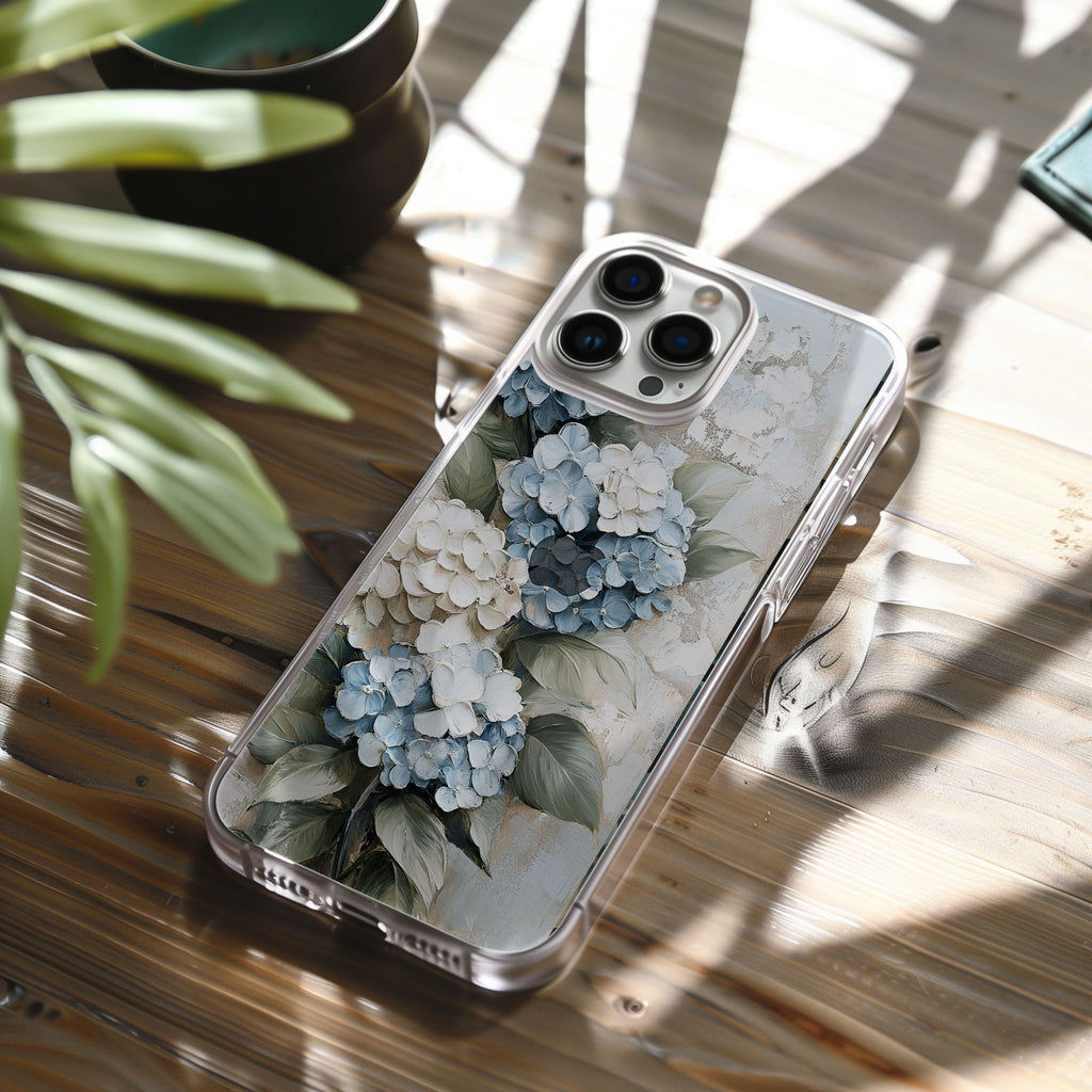 Custom Botanical iPhone Case with Personalized Name & Floral Protective Cover
