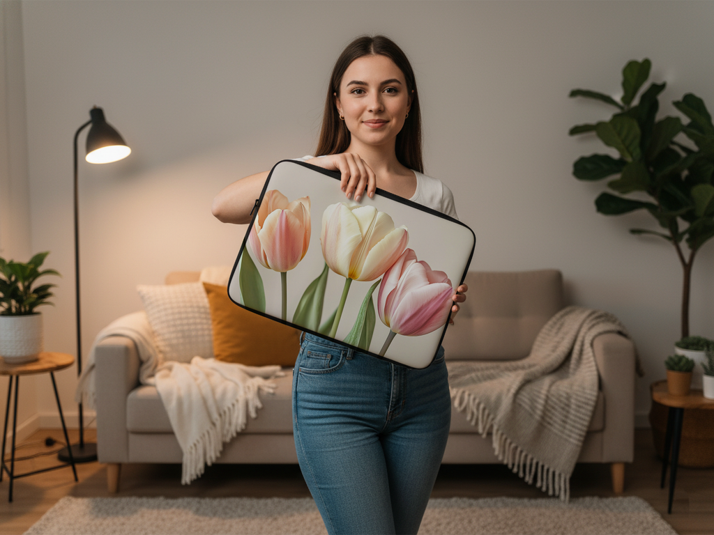 Personalized Tulip Workspace Bloomfolio with Custom Name