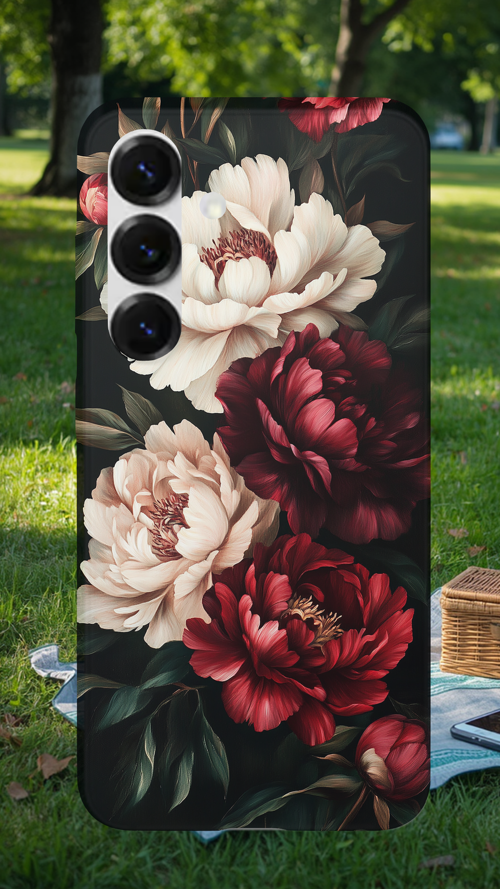 Personalized Blooming Essence Samsung Galaxy Case with Custom Name