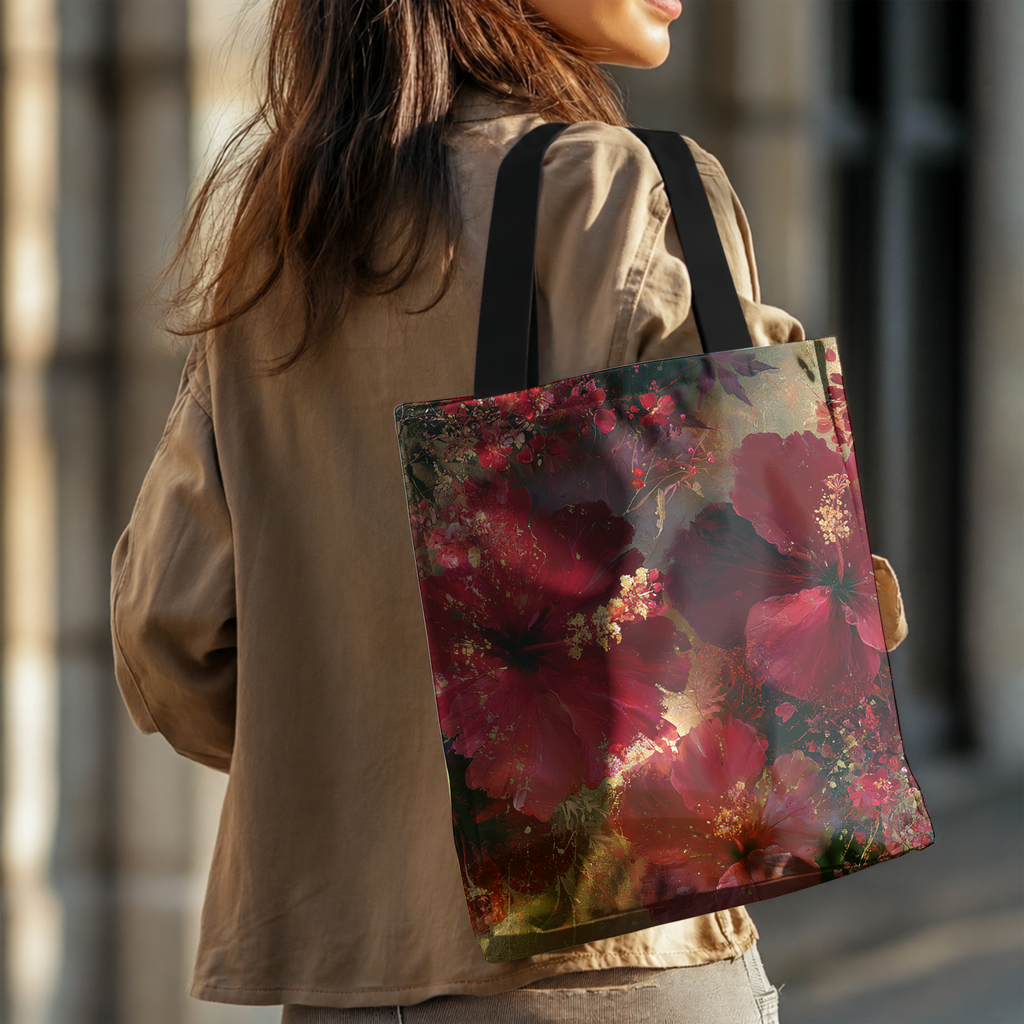 Custom Garden Tote Bag with Personalized Name for Shopping, Travel & Everyday Carry