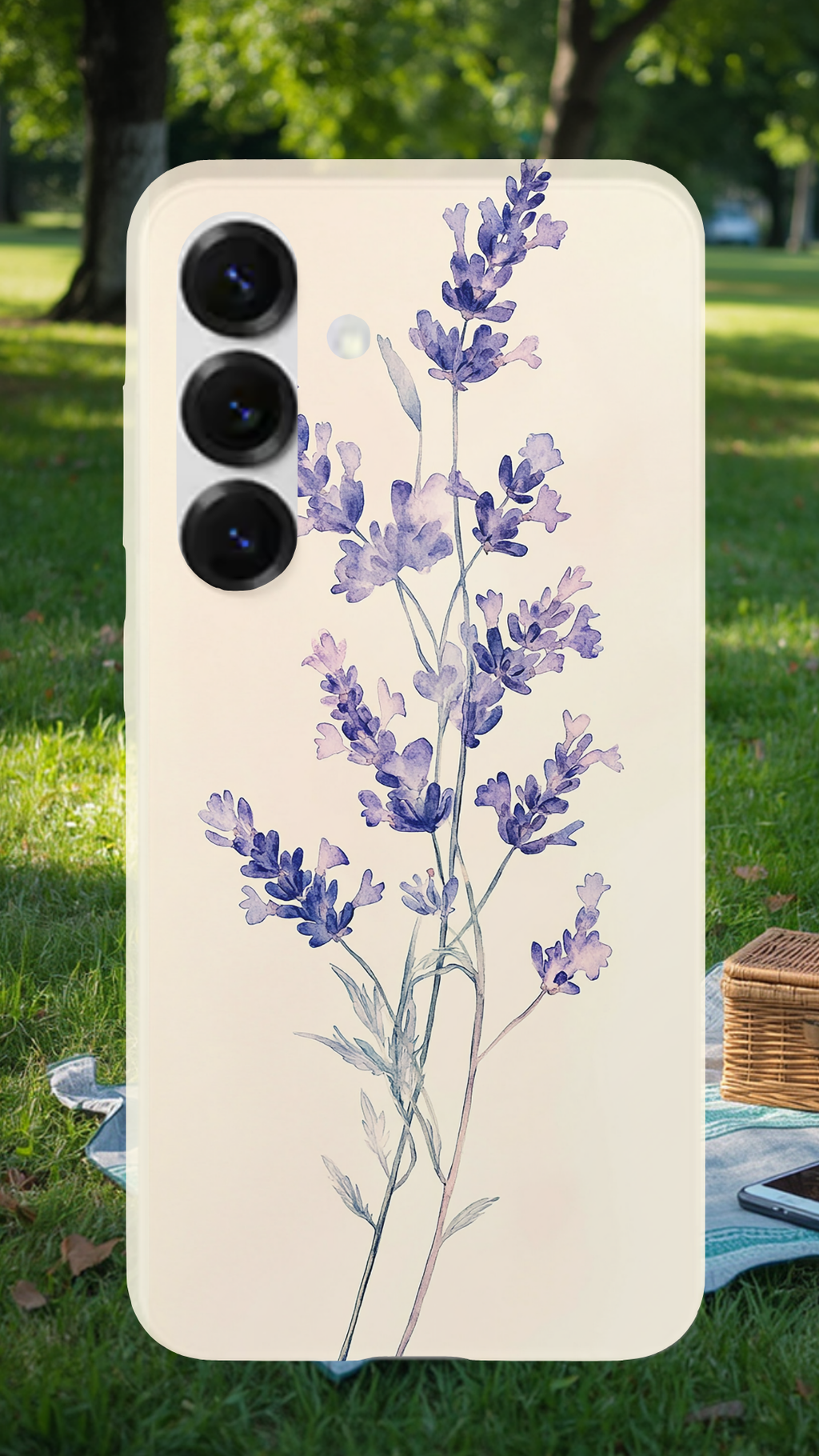 Personalized Blooming Retreat Samsung Galaxy Case with Custom Name