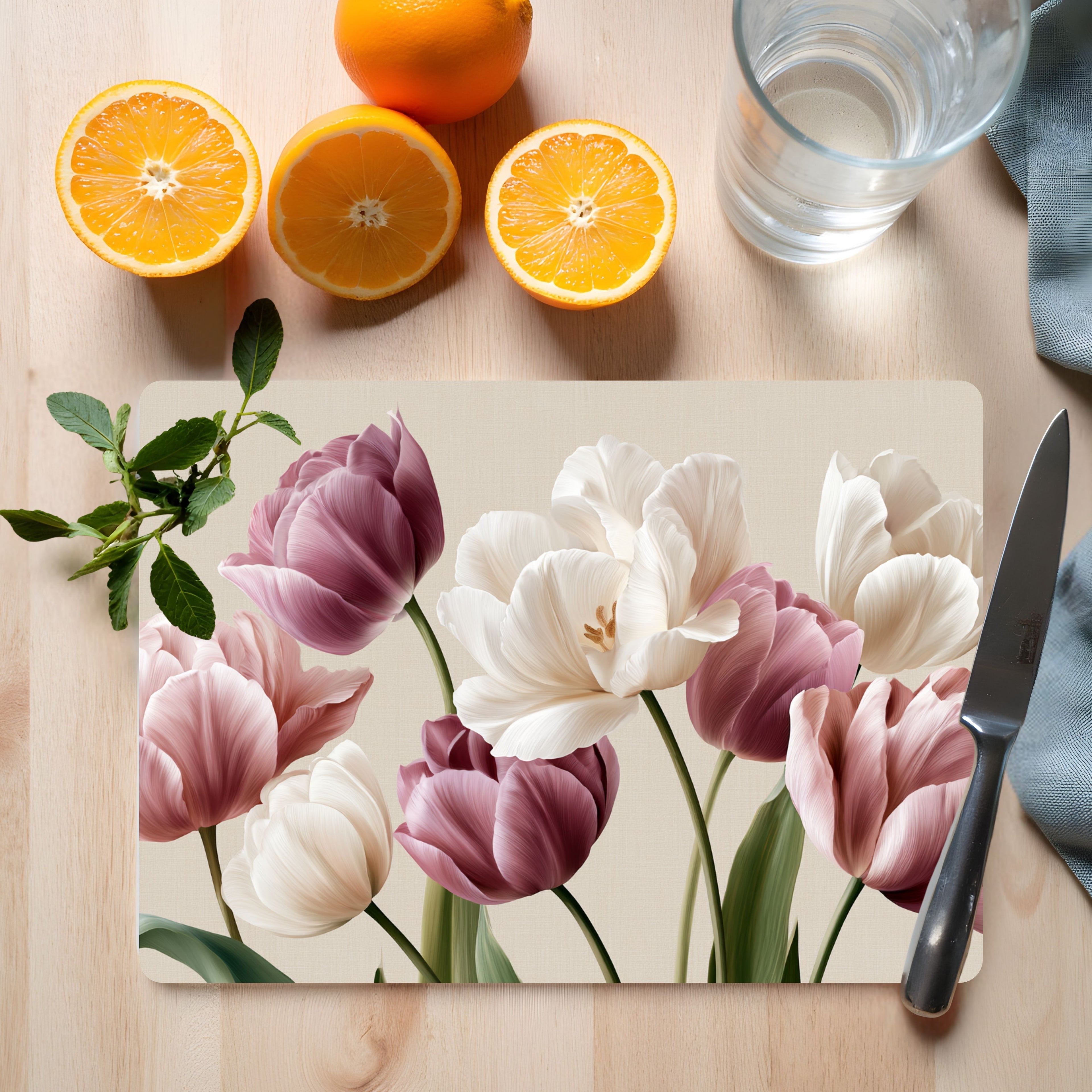 Tulip Blossom Serving Station Customized for Fresh Seasonal Kitchen Style