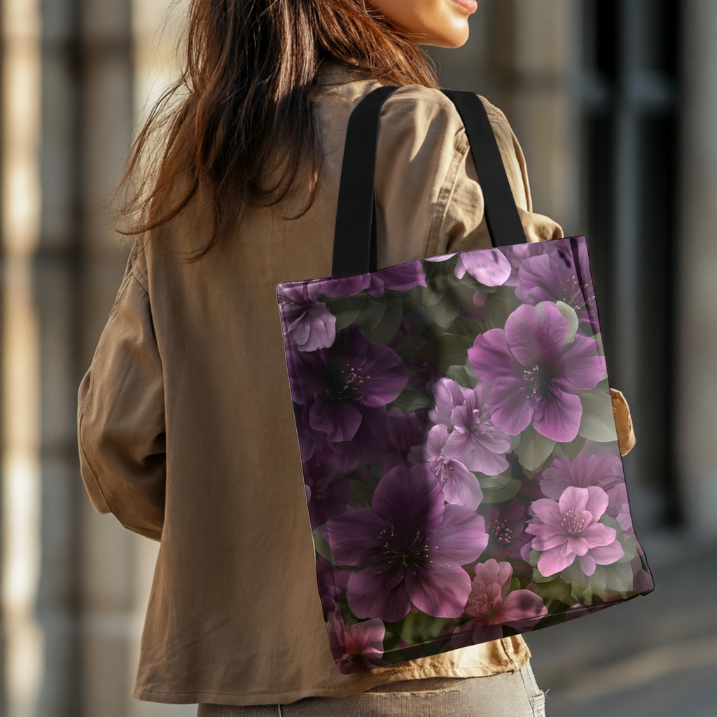 Personalized Garden Tote Bag with Custom Name for Shopping, Travel & Daily Carry