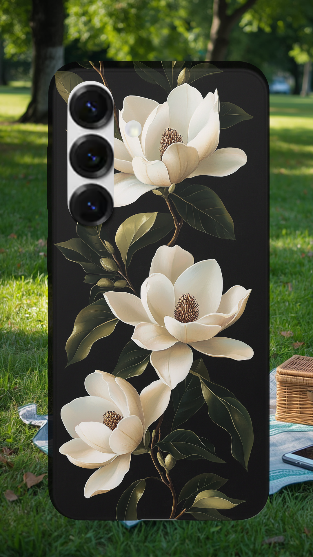 Personalized Spring Garden Samsung Galaxy Case with Custom Name