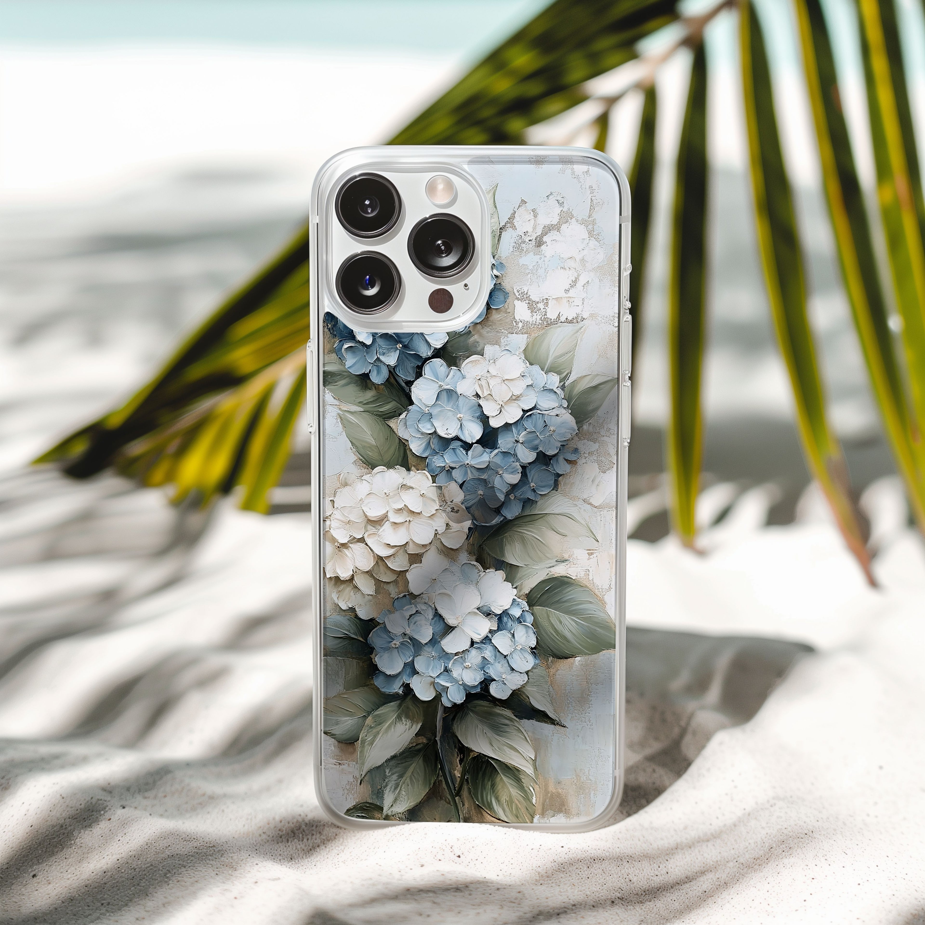 Custom Botanical iPhone Case with Personalized Name & Floral Protective Cover