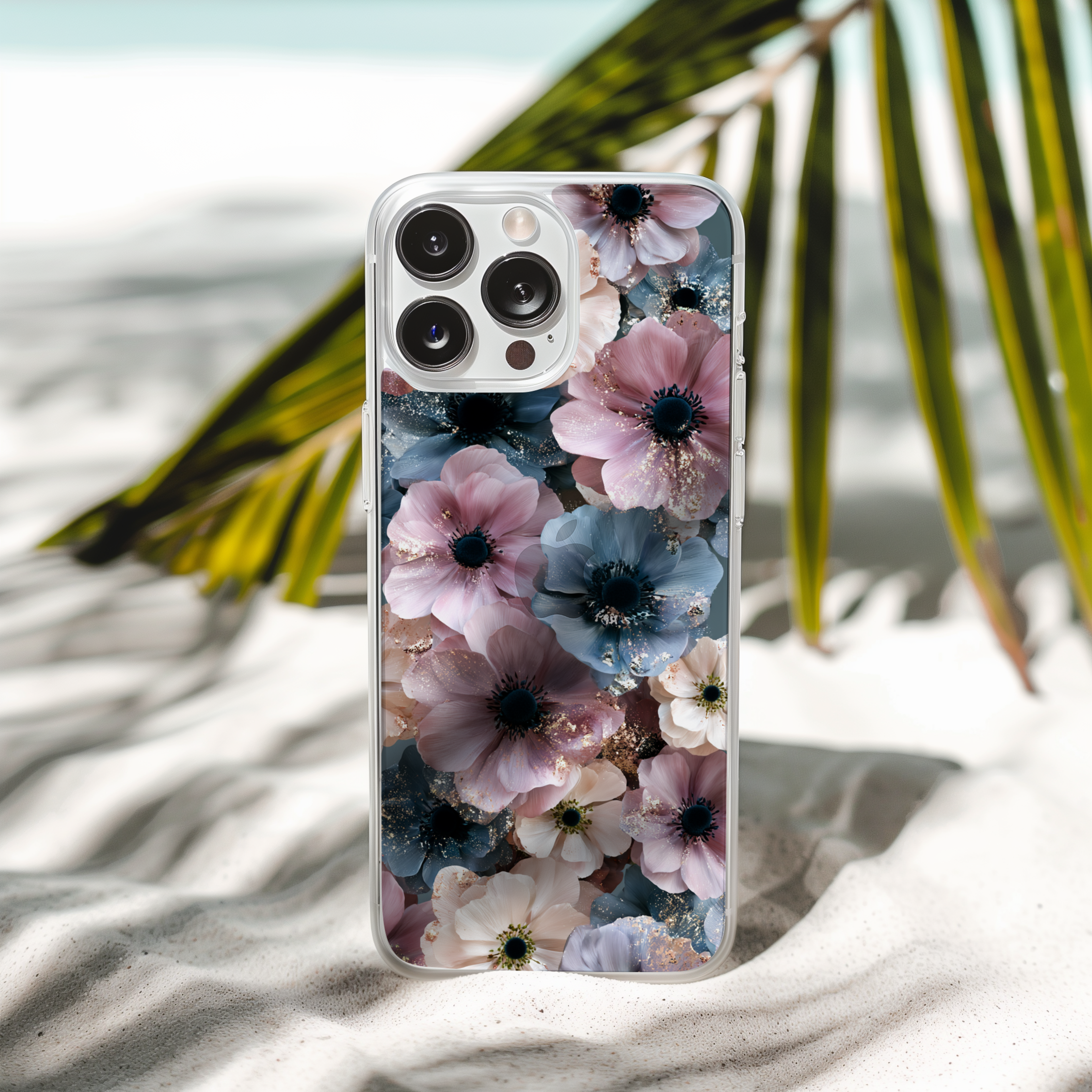 Personalized Botanical Bliss iPhone Case with Custom Name & Floral Art Cover