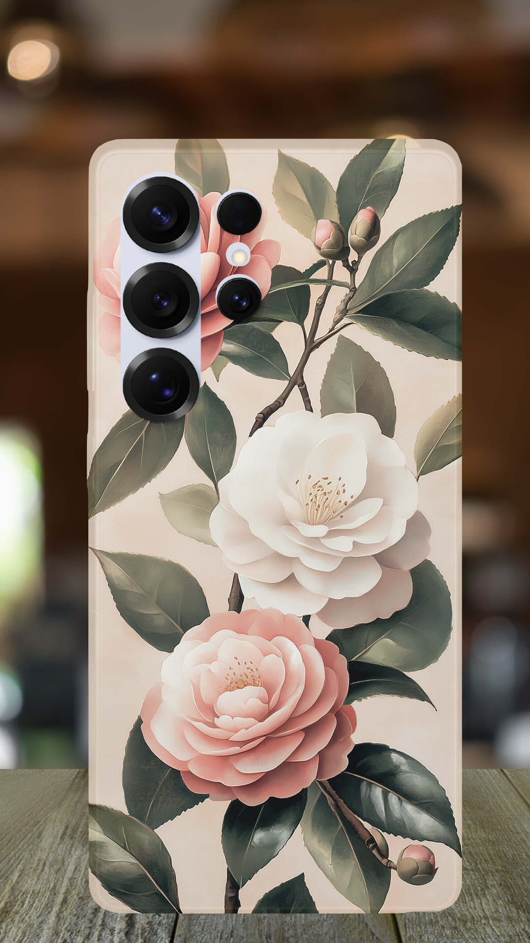 Personalized Daisy Bloom Samsung Galaxy Case with Custom Name