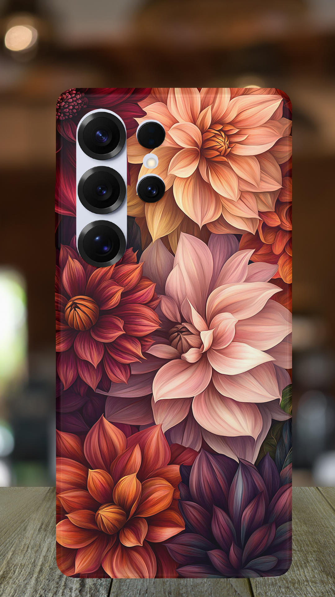 Personalized Floral Daydream Samsung Galaxy Case with Custom Name