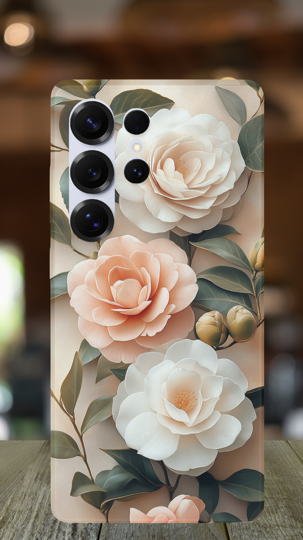 Personalized Garden Melody Samsung Galaxy Case with Custom Name