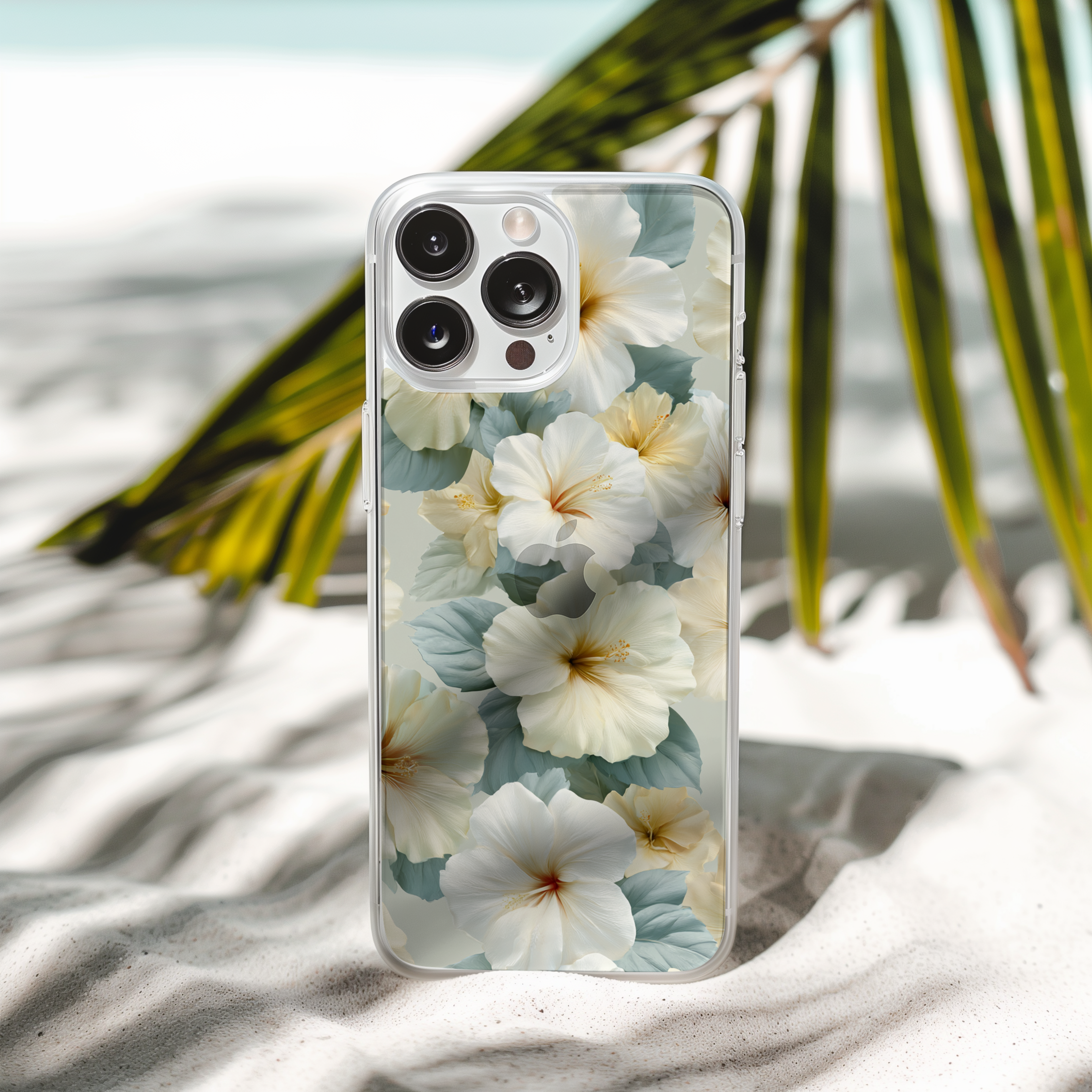 Custom Floral iPhone Case with Personalized Name & Floral Art Phone Cover