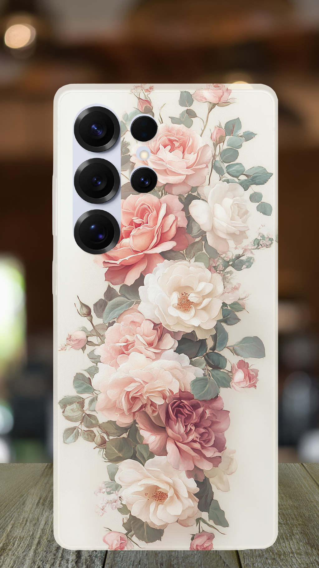 Personalized Petal Haven Samsung Galaxy Case with Custom Name