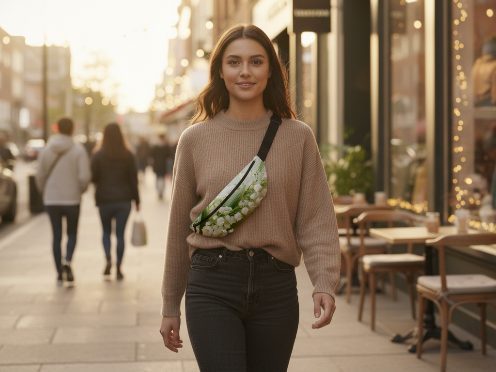 Custom Floral Trek Pack with Personalized Name