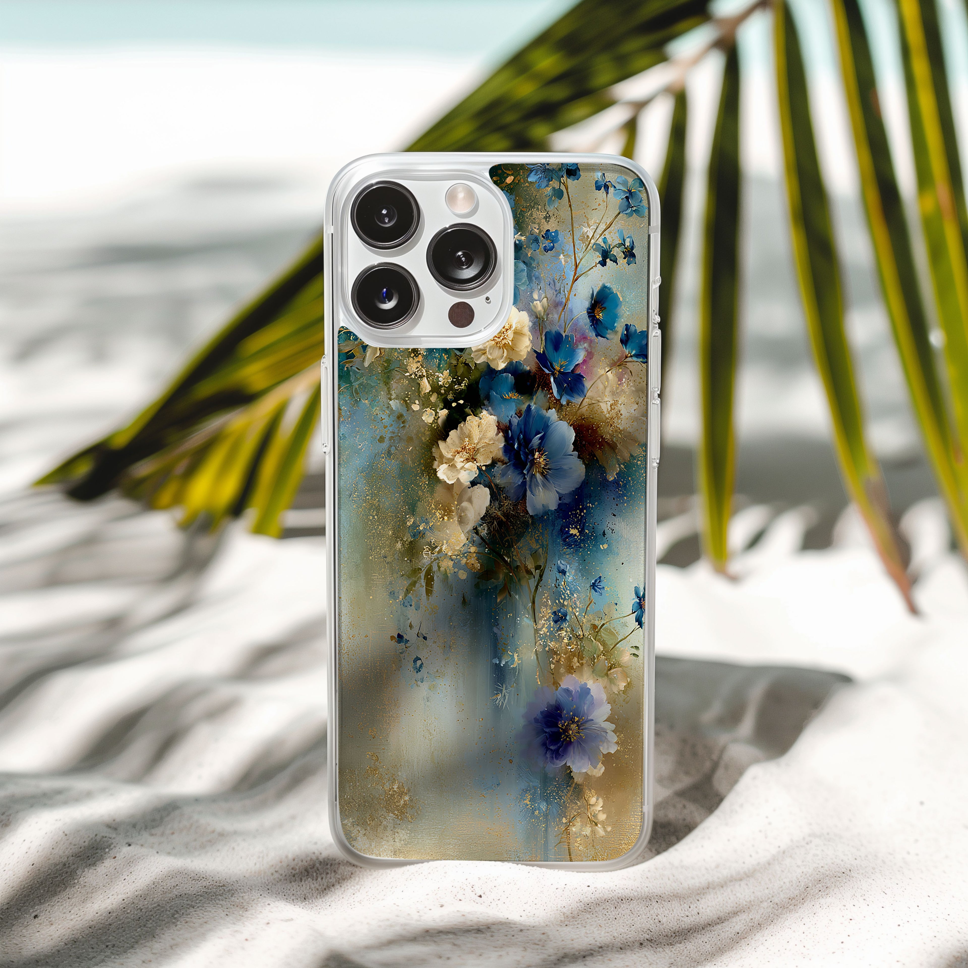 Personalized Floral Boutique iPhone Case with Custom Name & Botanical Chic Cover
