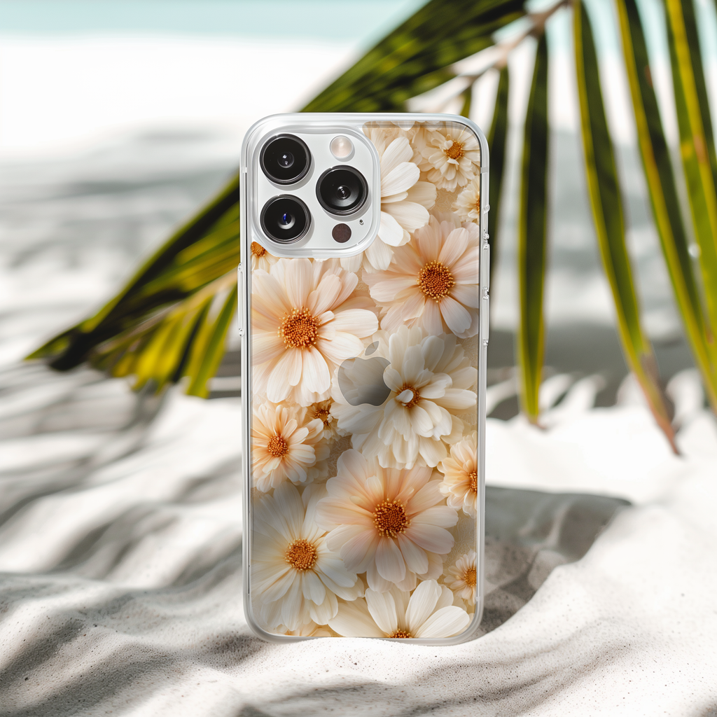Personalized Botanical Elegance iPhone Case with Custom Name & Floral Designer Cover