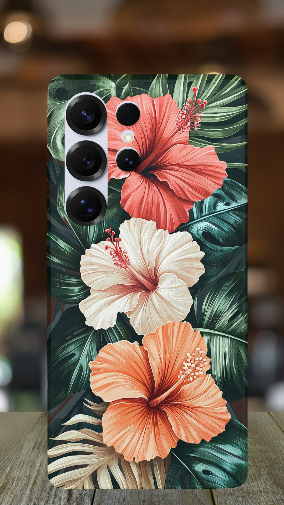 Personalized Floral Treasure Samsung Galaxy Case with Custom Name