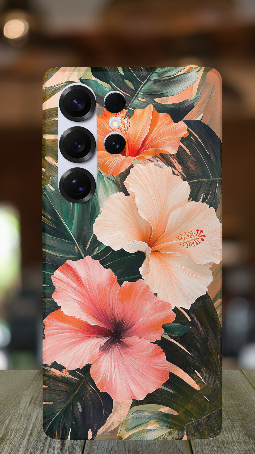 Personalized Botanical Breeze Samsung Galaxy Case with Custom Name