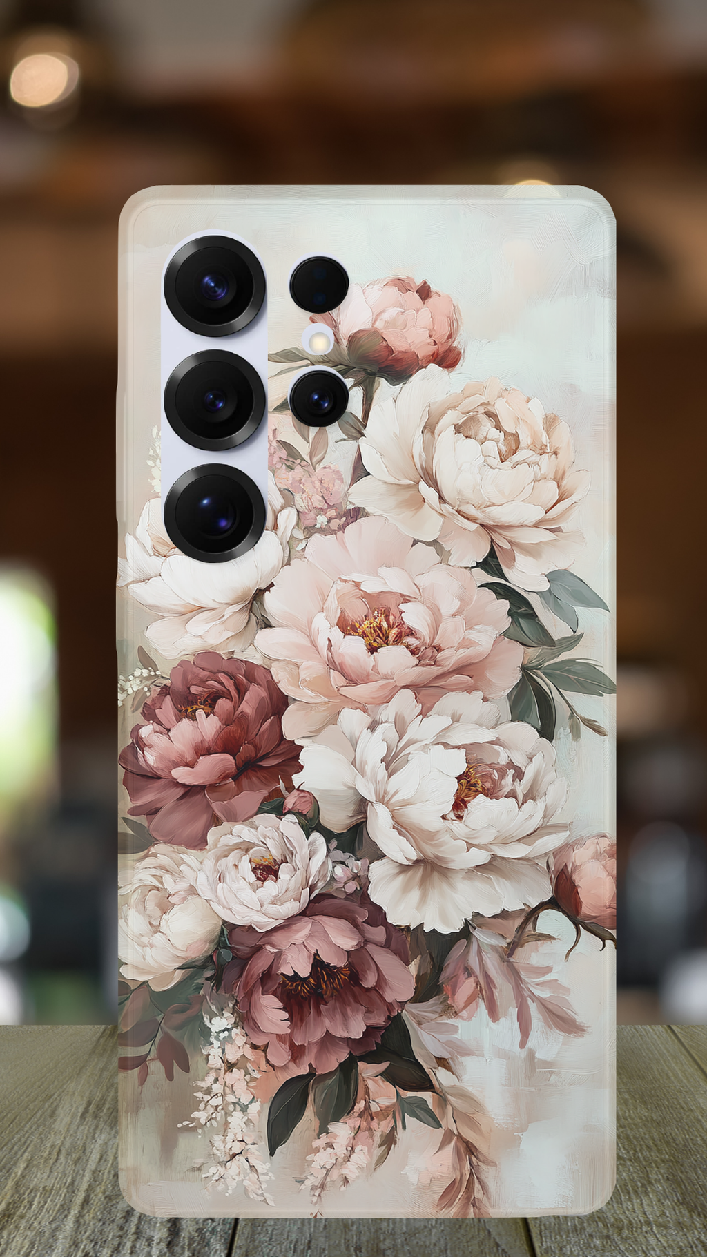 Personalized Meadow Petals Samsung Galaxy Case with Custom Name