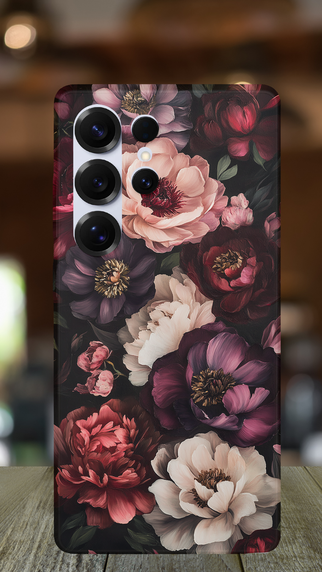 Personalized Petal Symphony Samsung Galaxy Case with Custom Name