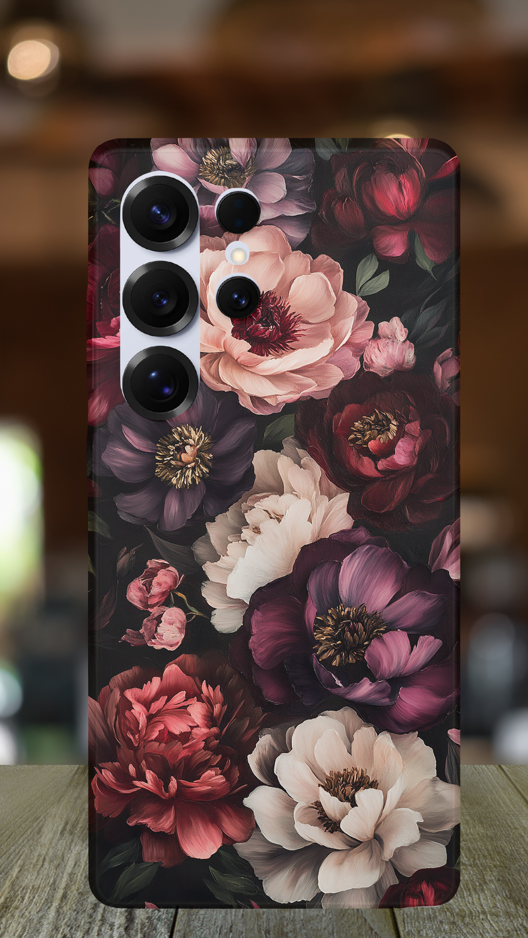 Personalized Petal Symphony Samsung Galaxy Case with Custom Name