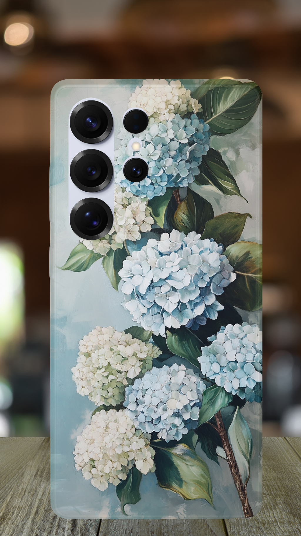 Personalized Cottage Blossom Samsung Galaxy Case with Custom Name