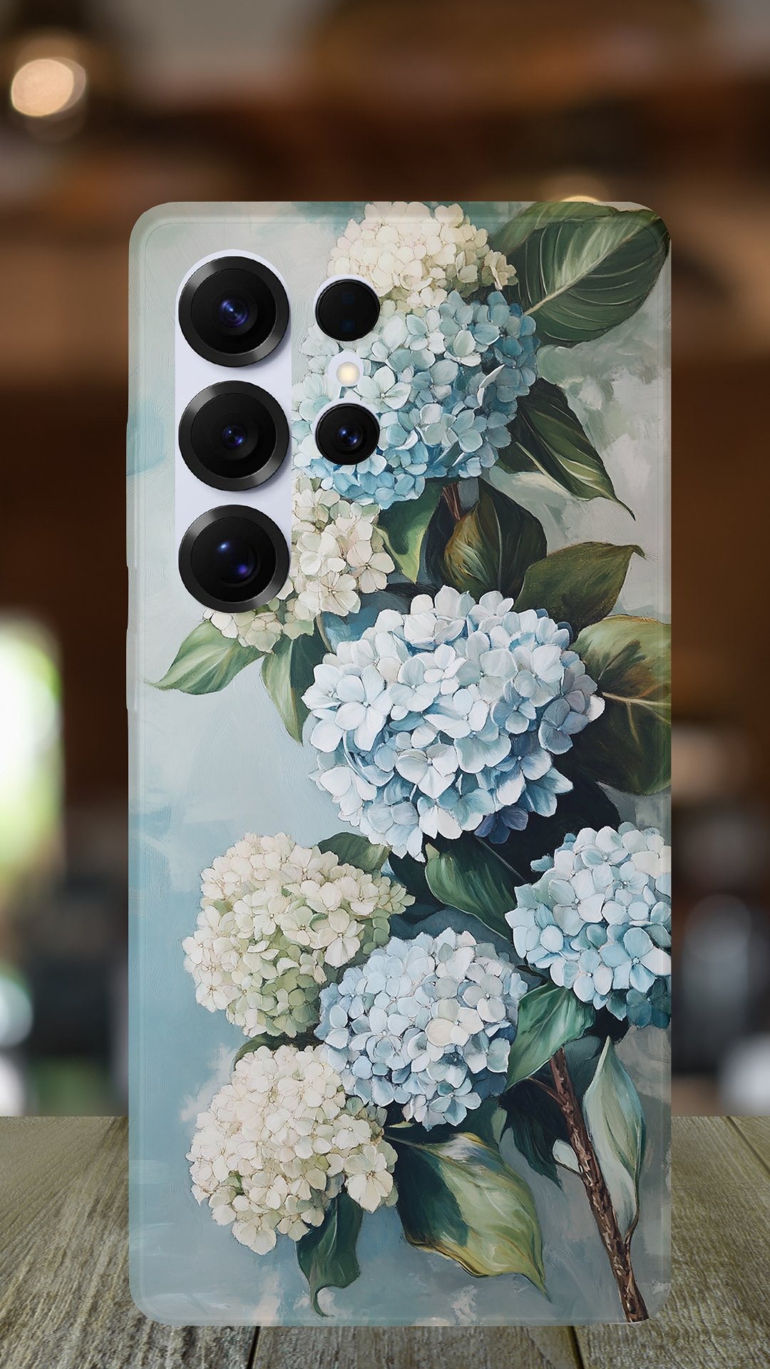 Personalized Cottage Blossom Samsung Galaxy Case with Custom Name