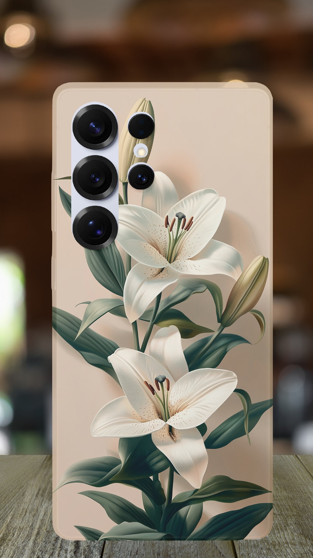 Personalized Floral Radiance Samsung Galaxy Case with Custom Name