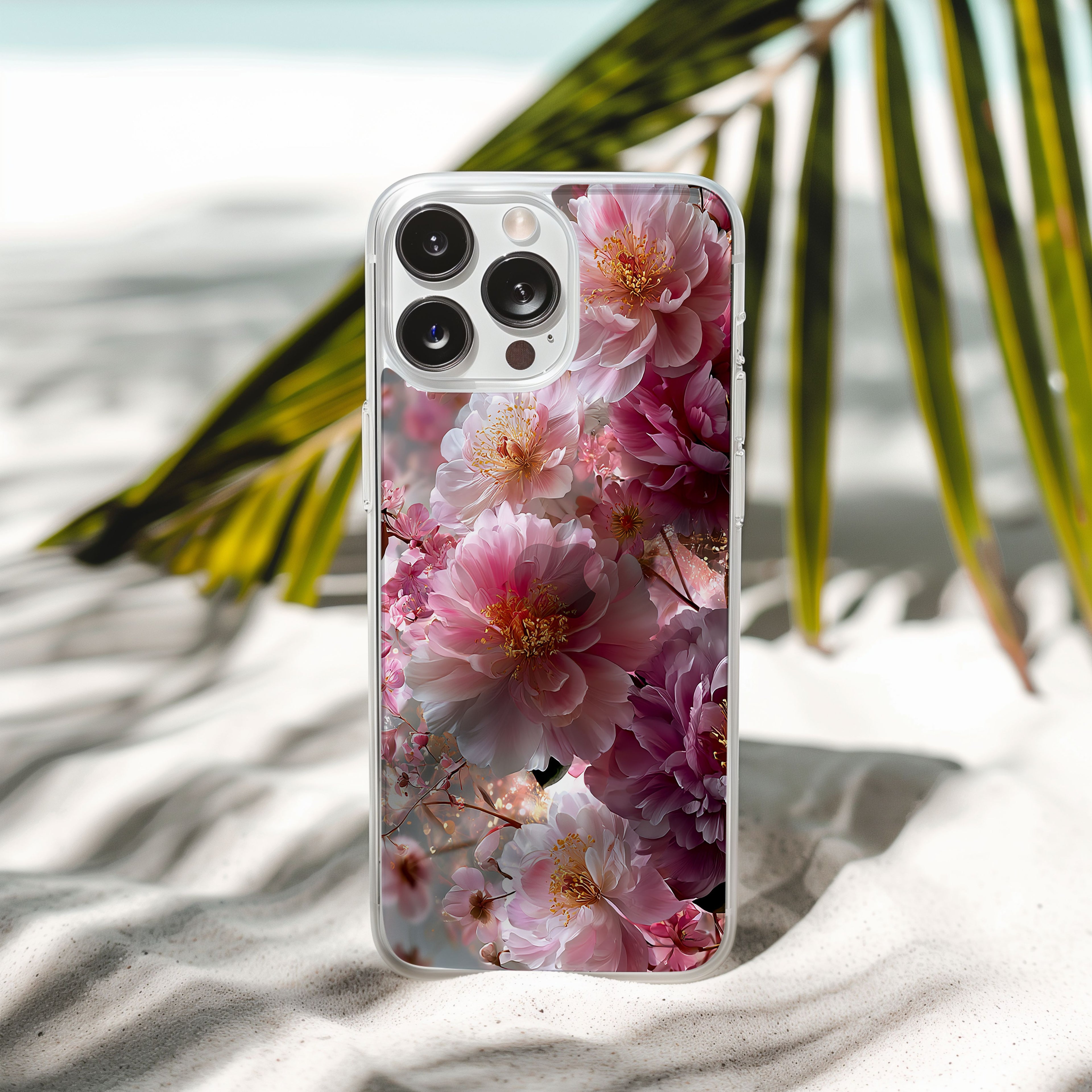 Personalized Bloom Serenade iPhone Case with Custom Name