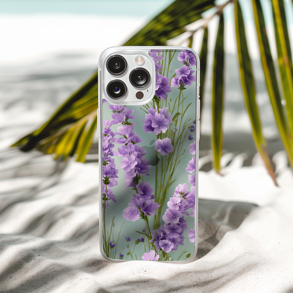 Personalized Floral Keepsake iPhone Case with Custom Name & Botanical Phone Cover