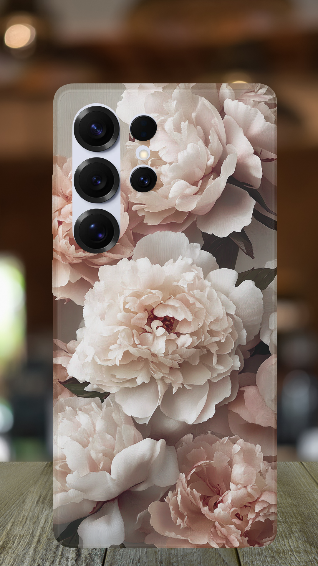 Personalized Botanical Elegance Samsung Galaxy Case with Custom Name