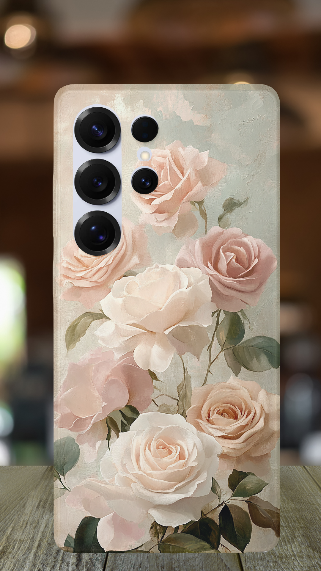 Personalized Garden Bloom Samsung Galaxy Case with Custom Name