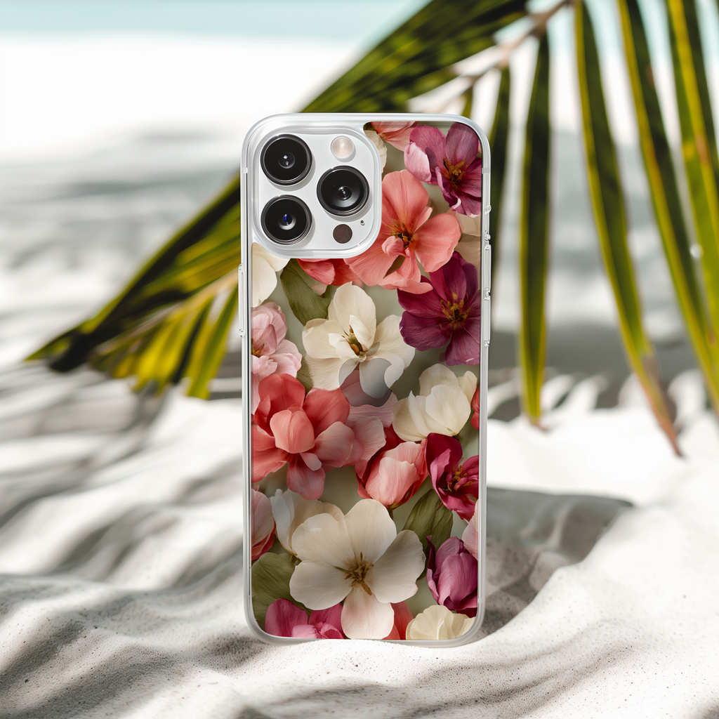 Personalized Enchanted Floral iPhone Case with Custom Name & Botanical Luxe Cover